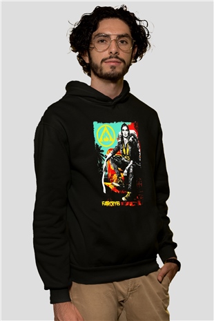 Far Cry Siyah Unisex Hoodie