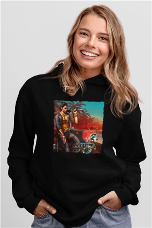 Far Cry Siyah Unisex Hoodie