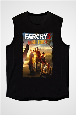 Far Cry Siyah Unisex Kolsuz Tişört