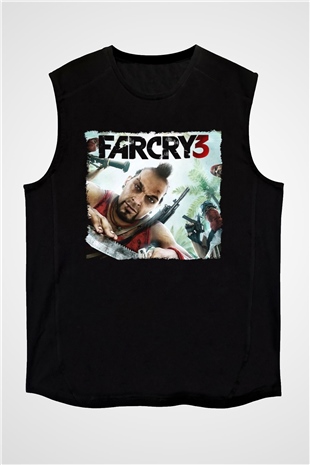 Far Cry Siyah Unisex Kolsuz Tişört