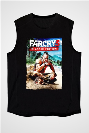 Far Cry Siyah Unisex Kolsuz Tişört