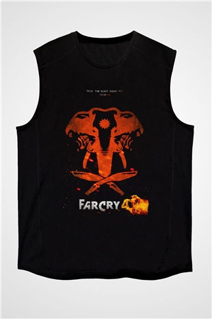 Far Cry Siyah Unisex Kolsuz Tişört