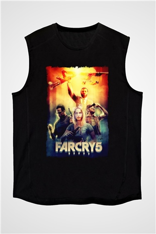 Far Cry Siyah Unisex Kolsuz Tişört