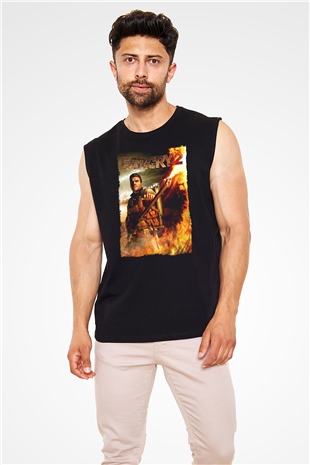 Far Cry Siyah Unisex Kolsuz Tişört
