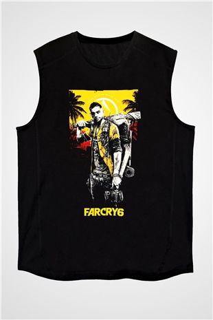 Far Cry Siyah Unisex Kolsuz Tişört