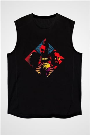 Far Cry Siyah Unisex Kolsuz Tişört