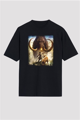 Far Cry Siyah Unisex Oversize Tişört T-Shirt