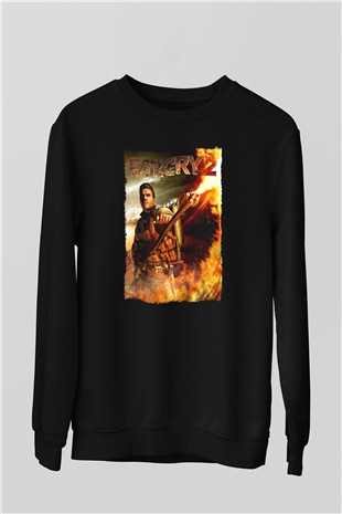 Far Cry Siyah Unisex Sweatshirt
