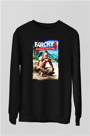 Far Cry Siyah Unisex Sweatshirt