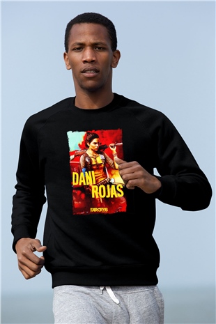Far Cry Siyah Unisex Sweatshirt