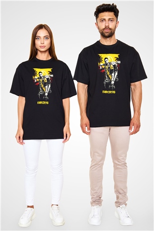 Far Cry Siyah Oversize Tişört Oversize T-shirt