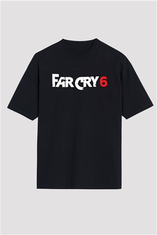 Far Cry Siyah Oversize Tişört Oversize T-shirt