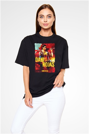 Far Cry Siyah Oversize Tişört Oversize T-shirt