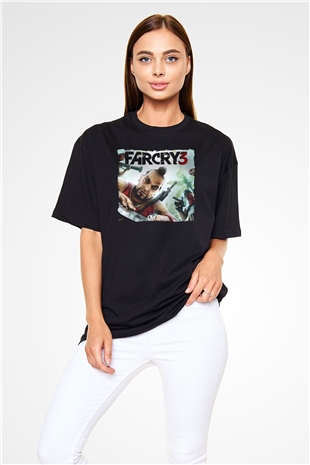 Far Cry Siyah Oversize Tişört Oversize T-shirt