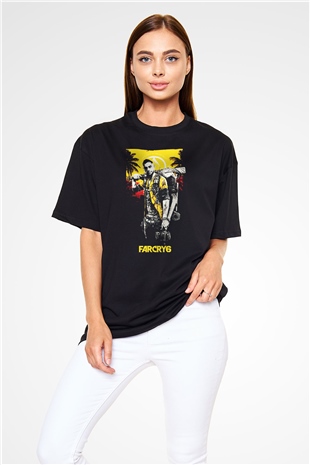 Far Cry Siyah Oversize Tişört Oversize T-shirt