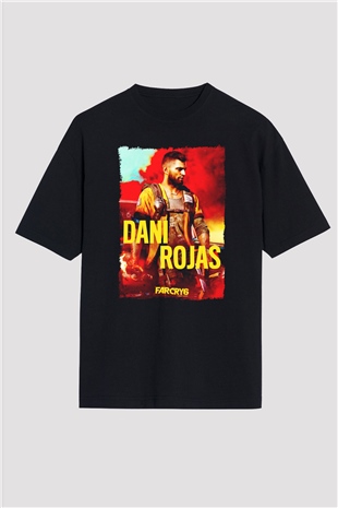 Far Cry Siyah Oversize Tişört Oversize T-shirt