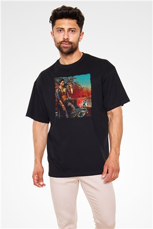 Far Cry Siyah Oversize Tişört Oversize T-shirt