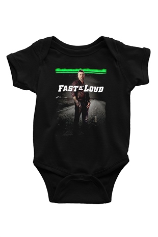 Fast N Loud Siyah Bebek Body - Zıbın