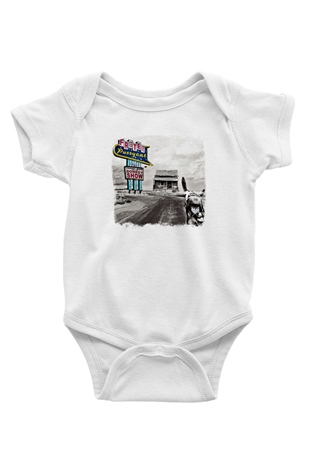 Faster Pussycat Baskılı Unisex Beyaz Bebek Body - Zıbın