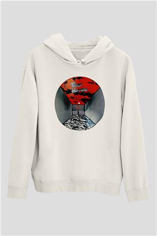 Fates Warning Baskılı Beyaz Unisex Kapüşonlu Sweatshirt