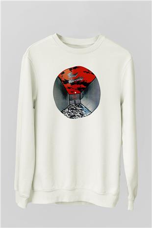 Fates Warning Baskılı Beyaz Unisex Sweatshirt