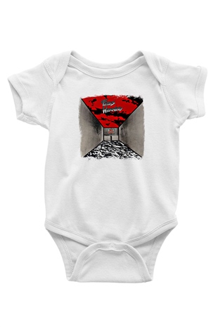 Fates Warning Baskılı Unisex Beyaz Bebek Body - Zıbın
