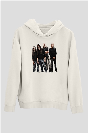 Fates Warning Baskılı Unisex Beyaz Hoodie