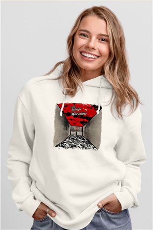 Fates Warning Baskılı Unisex Beyaz Hoodie