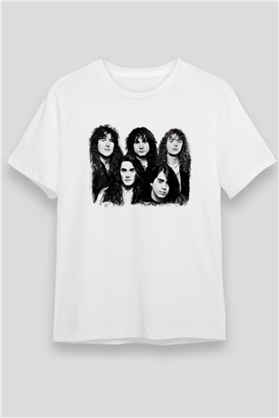 Fates Warning Baskılı Unisex Beyaz Tişört
