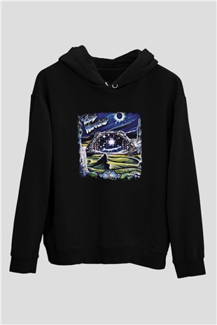 Fates Warning Baskılı Unisex Siyah Hoodie