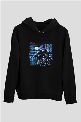 Fates Warning Baskılı Unisex Siyah Hoodie