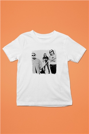 Fear Factory Baskılı Unisex Beyaz Çocuk Tişört