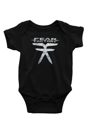 Fear Factory Siyah Bebek Body - Zıbın