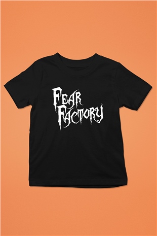 Fear Factory Siyah Unisex Çocuk Tişört