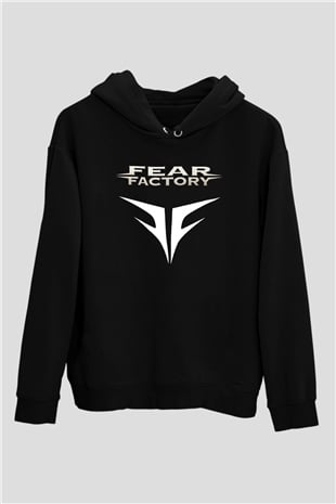 Fear Factory Siyah Unisex Hoodie