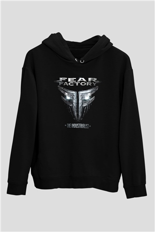 Fear Factory Siyah Unisex Hoodie