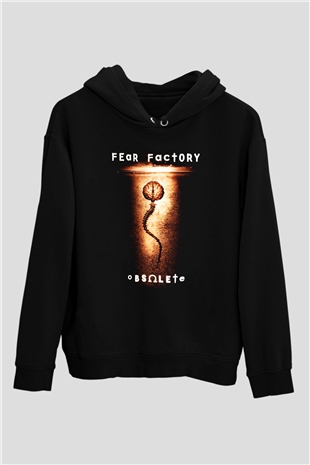 Fear Factory Siyah Unisex Hoodie