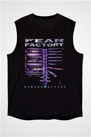 Fear Factory Siyah Unisex Kolsuz Tişört