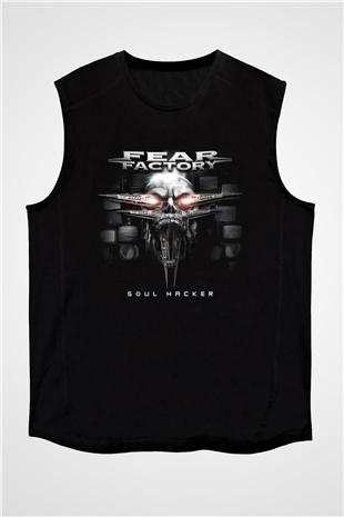 Fear Factory Siyah Unisex Kolsuz Tişört