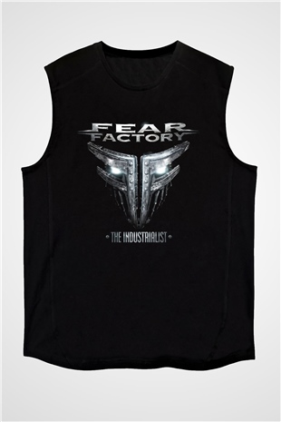 Fear Factory Siyah Unisex Kolsuz Tişört
