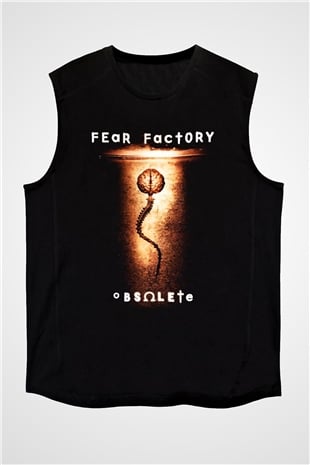 Fear Factory Siyah Unisex Kolsuz Tişört