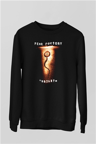 Fear Factory Siyah Unisex Sweatshirt