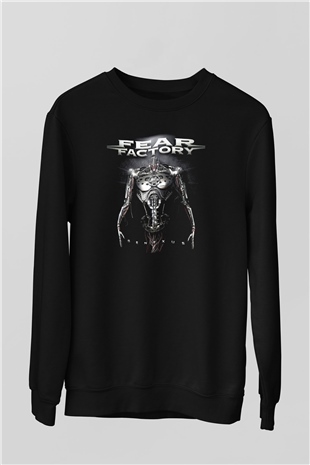 Fear Factory Siyah Unisex Sweatshirt