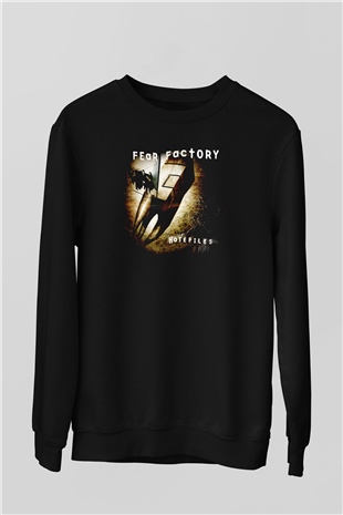 Fear Factory Siyah Unisex Sweatshirt
