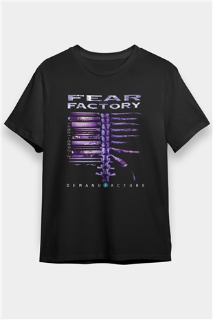 Fear Factory Siyah Unisex Tişört T-Shirt - TişörtFabrikası