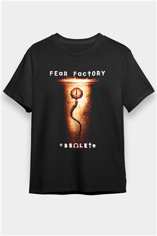 Fear Factory Siyah Unisex Tişört T-Shirt - TişörtFabrikası