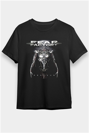 Fear Factory Siyah Unisex Tişört T-Shirt - TişörtFabrikası