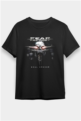 Fear Factory Siyah Unisex Tişört T-Shirt - TişörtFabrikası
