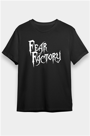 Fear Factory Siyah Unisex Tişört T-Shirt - TişörtFabrikası