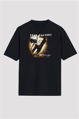 Fear Factory Siyah Oversize Tişört Oversize T-shirt - TişörtFabrikası